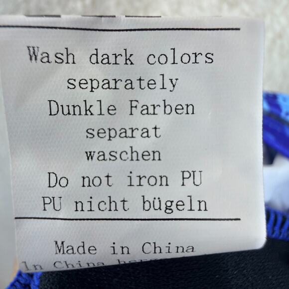 Hanna Nikole Tankini Swimsuit Blue Paisley Print Racerback Sze 24W V-Neck Summer - Picture 6 of 11